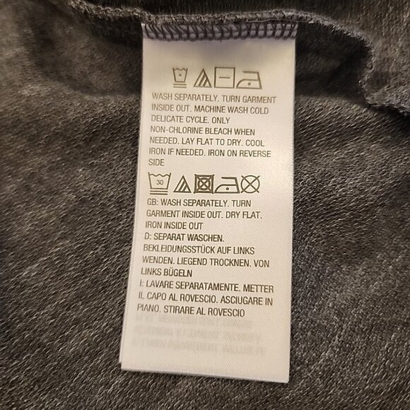 quacker factory 2x Gray Hooded Sweater Pearl Embellished Long Sleeve Soft - Picture 5 of 7